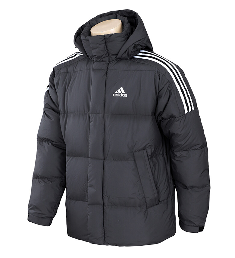 adidas 3 stripes down jacket